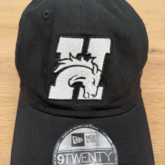New Era Hamilton Broncs Cap Hat OS Black White Logo Adjustable Montana NWOT - Picture 3 of 9